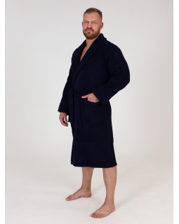 Халат мужской махра синий 46Вес: - кг. размер-foto5