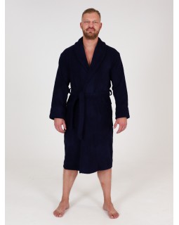 Халат мужской махра синий 46Вес: - кг. размер-foto6