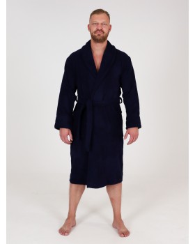 Халат мужской махра синий 48Вес: - кг. размер-foto6