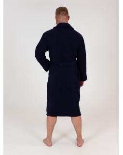 Халат мужской махра синий 46Вес: - кг. размер-foto7