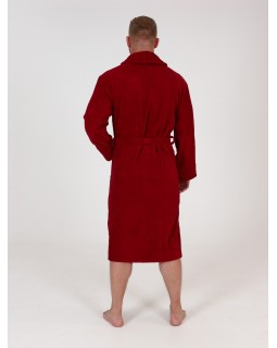 Халат мужской махровый бордо 46Вес: - кг. размер-foto6
