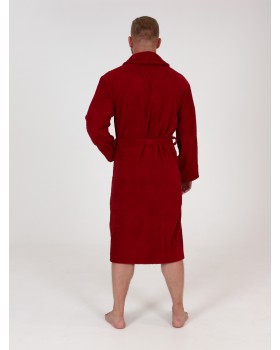 Халат мужской махровый бордо 52Вес: - кг. размер-foto6