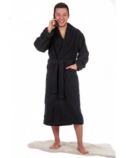 Халат мужской махровый чернильный 52Вес: - кг. размер-foto5