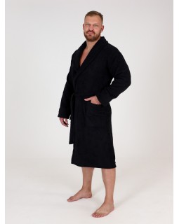 Халат мужской махровый чернильный 52Вес: - кг. размер-foto7