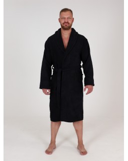 Халат мужской махровый чернильный 52Вес: - кг. размер-foto8