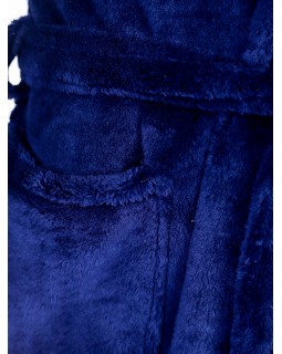 Халат мужской велсофт синий 52Вес: - кг. размер-foto6