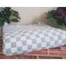 Одеяло байковое 172х205 светло-серая клетка пл.450гр.(ОБ-200) 