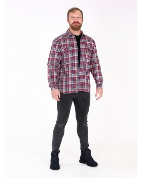 Рубашка фуле мужская (красный) 46Вес: - кг. размер-foto9