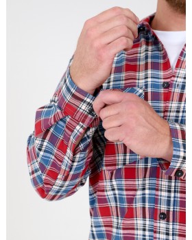 Рубашка шотландка длин рукав 54Вес: - кг. размер-foto6