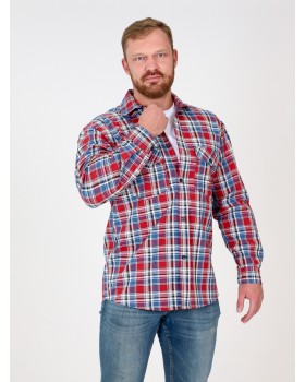 Рубашка шотландка длин рукав 54Вес: - кг. размер-foto8