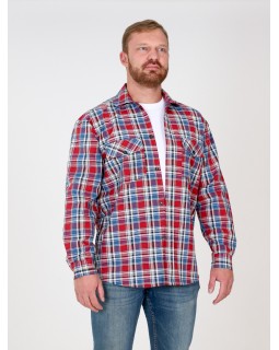 Рубашка шотландка длин рукав 46Вес: - кг. размер-foto10