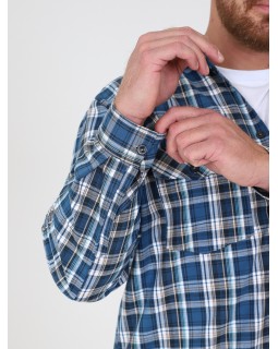 Рубашка шотландка длин рукав 58Вес: - кг. размер-foto4